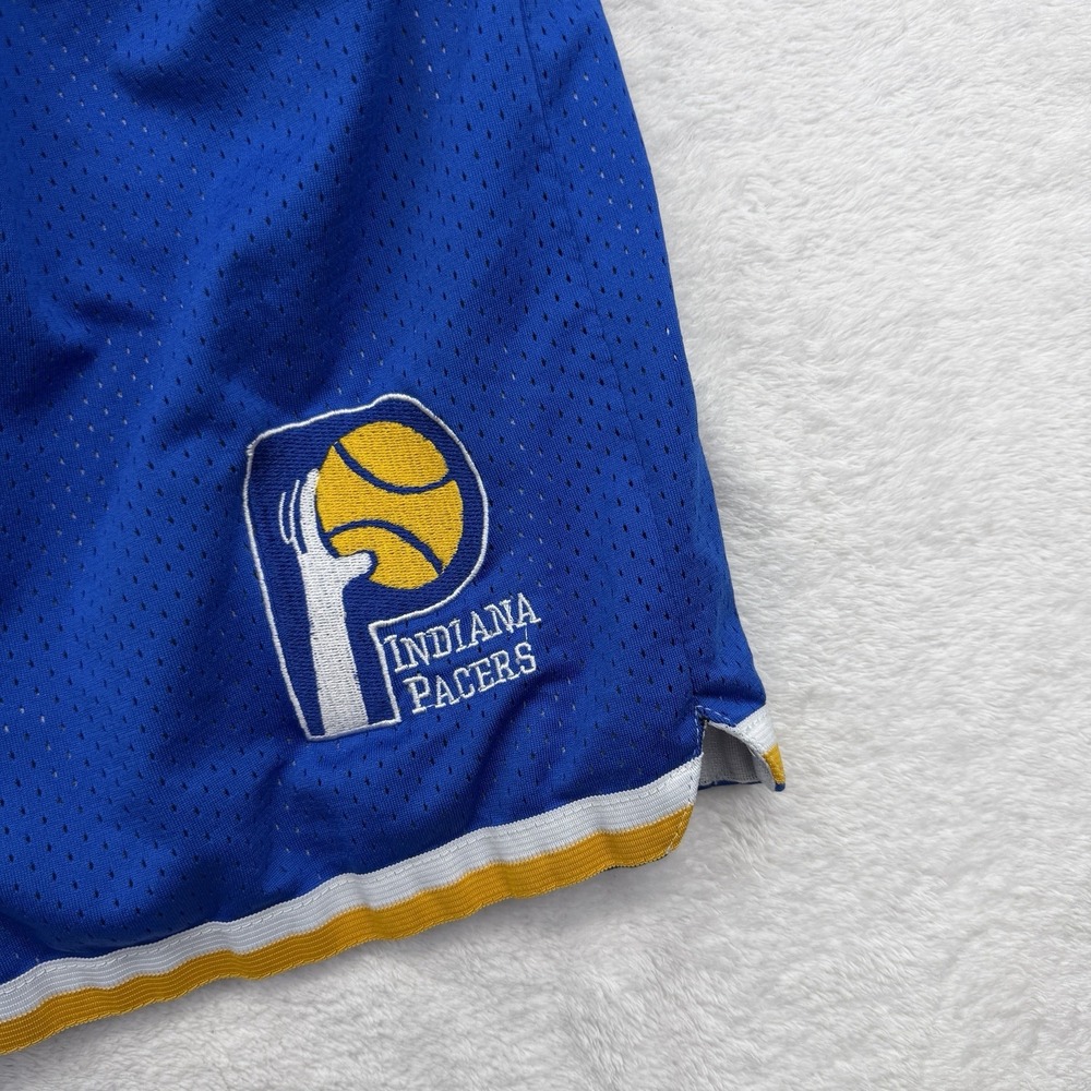 Just Don Indiana Pacers Basketball Shorts XL Made in USA Mesh Rare - Picture 3 of 11